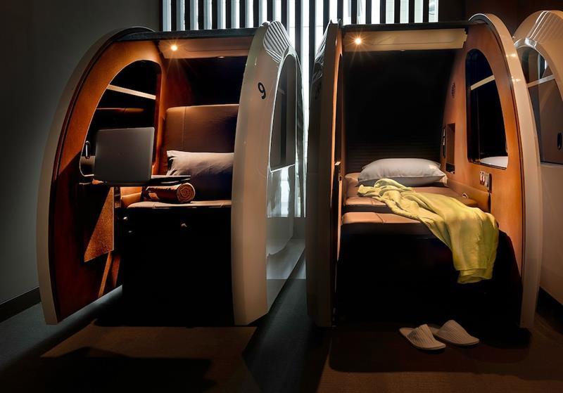 Sleep 'n Fly Sleep Lounge, A-gates Terminal 3 - Transit Only Capsulehotel *